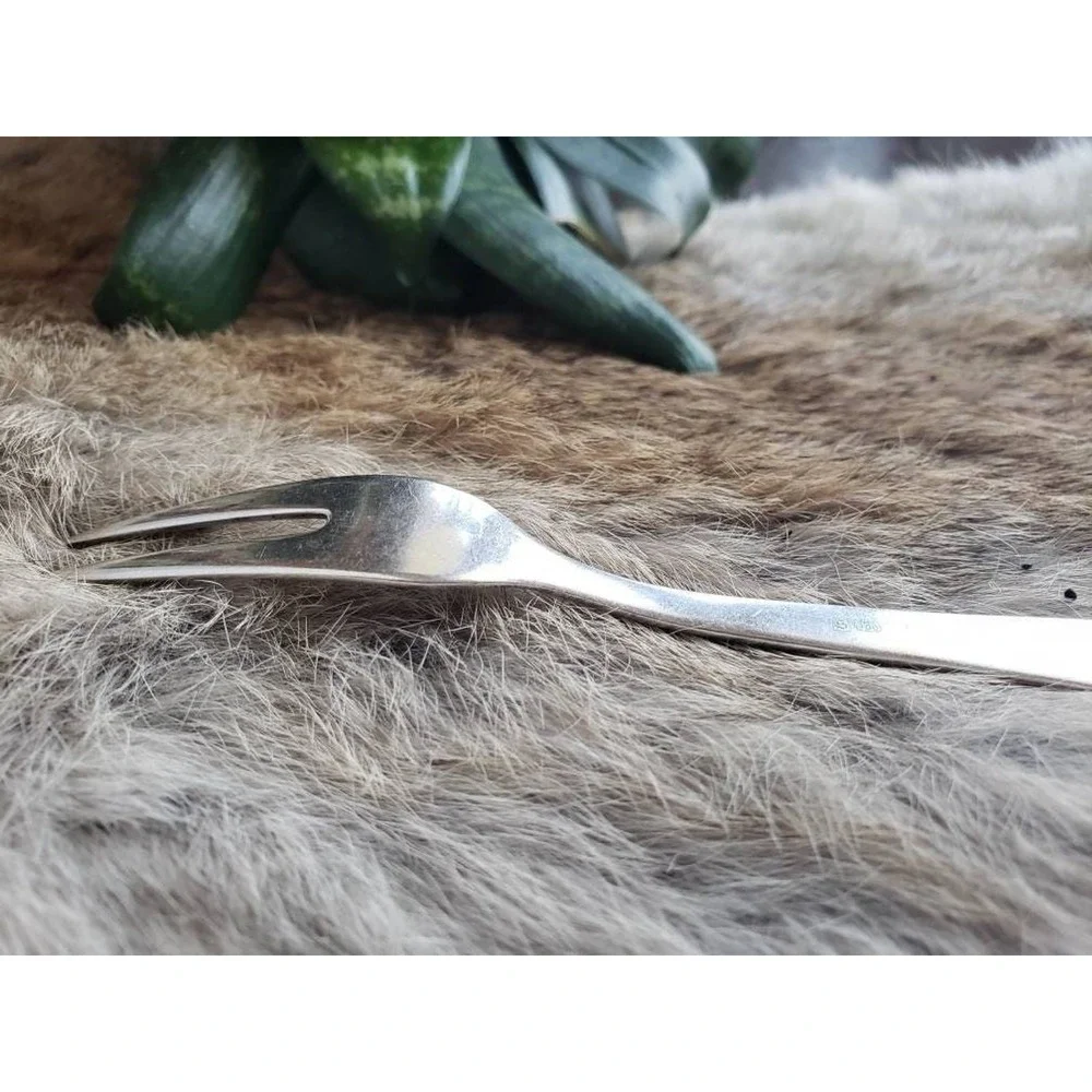 Rostfrei Solingen‎ Small Cold Meat Fork 100 Silverplate Flatware | Vintage